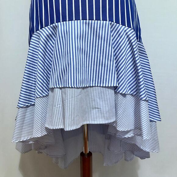 Philosophy NWOT Hi-Low Striped Skirt Women 12 - Picture 5 of 10
